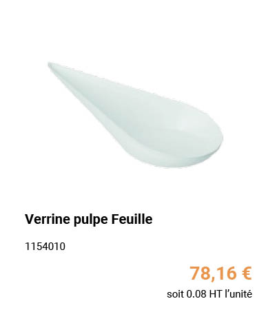 Verrine pulpe Feuille