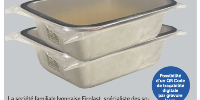 Firplast annonce le lancement de barquettes GN réemployables en inox thermoscellables